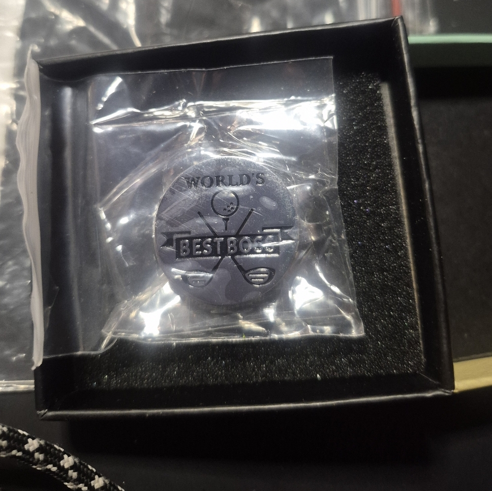 Nib World's Best Boss Hat CLIP / Ball marker